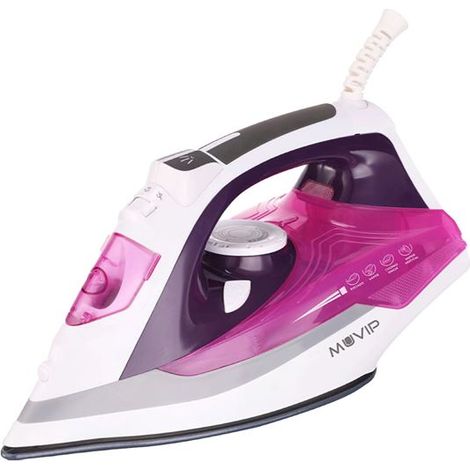 Muvip MV0641 Plancha de Ropa Vapor 2200W - Suela de Ceramica - Funcion de Vapor Vertical - Sistema de Autolimpieza - Deposito de Gran Capacidad
Caract