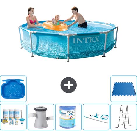 Intex Piscina con struttura Rotonda - 305x76 cm - 7-pezzi  S41323 (1/4)