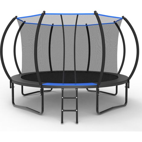 366 cm Rundes Trampolin mit Sicherheitsnetz und Leiter