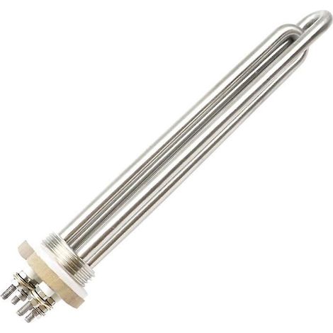 Élément chauffant solaire pour eau chaude 300 W/600 W DN25 12 V CC (1/5)