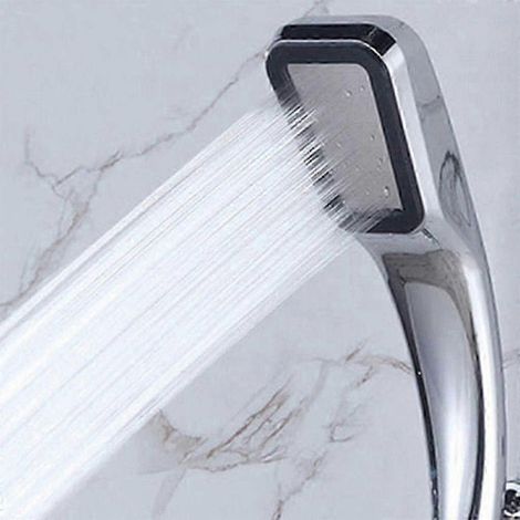 Pommeau de douche universel pour baignoire, douchette à main chromée, pommeau de douche multifonction (1/5)
