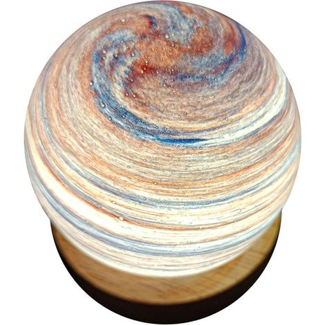 Lampe Lune Veilleuse Enfant, Charge Tactile Dimmable Trois Couleurs Progressive, Lampe Lune Enfant Impression 3D avec Support Bois, Adapté pour Enfants, Bébé, Cadeau (A) (1/5)