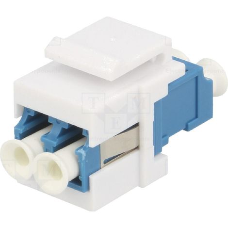Connecteur en fibre optique femelle - Bleu