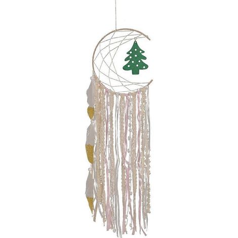 Weihnachtsbaum-Traumfänger-Wand, handgefertigt, als Gastgeschenk für Hochzeitsfeiern