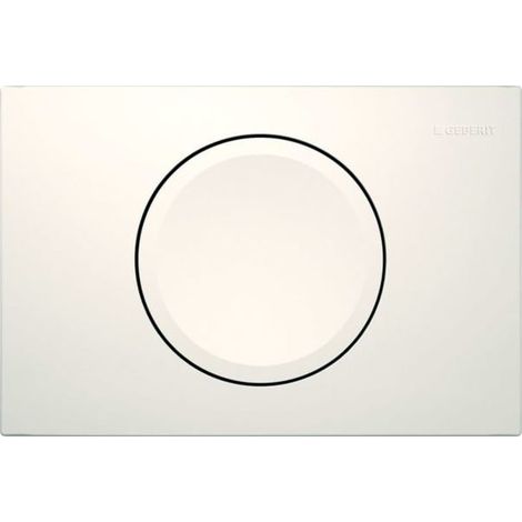 Geberit Delta15 Plaque de déclenchement pour rinçage/arrêt du (1/4)