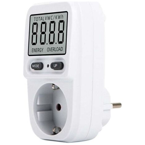 Wattmètre Prise Compteur D'énergie, Consommation Electrique avec Ecran LCD (1/4)