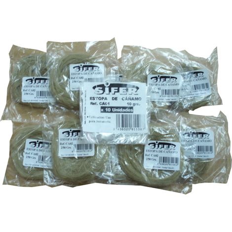 Hanf-Holzseil-Tasche 10 Stk x 10 g