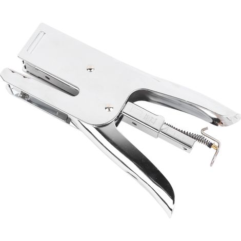 Agrafeuse à pince métallique, légère, flexible et stable, agrafeuse à pince manuelle robuste et universelle, adaptée aux bureaux et aux écoles. (1/5)