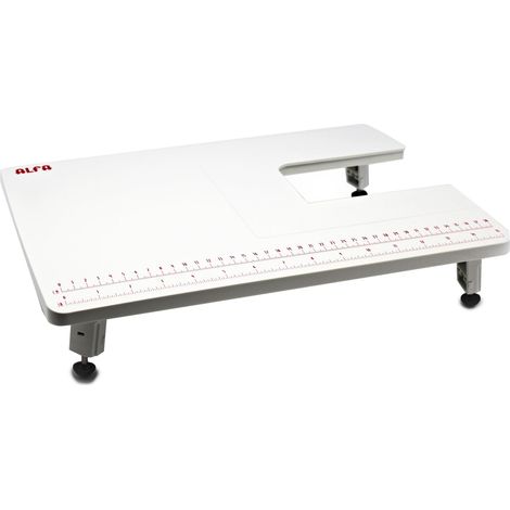 Alfa tavolo di estensione per macchina da cucire, Bianco, 28.5 X 40.5 x 3 cm (1/5)
