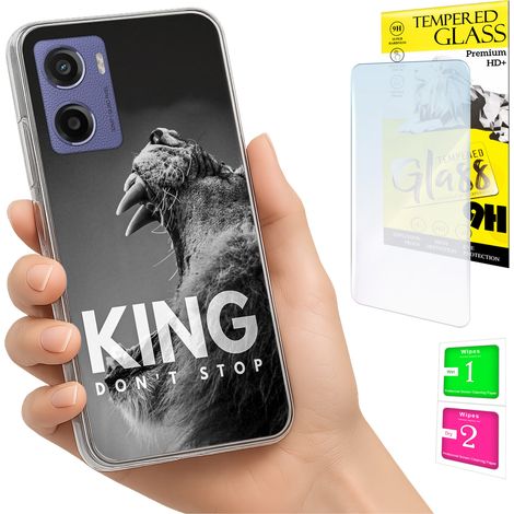Funda para Motorola Moto E15 / Moto G05 con cubierta trasera y cristal 9H. (1/5)