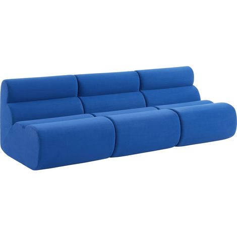 sweeek - 3er-Set modulare Lounge-Sessel mit Stoffbezug (1/5)