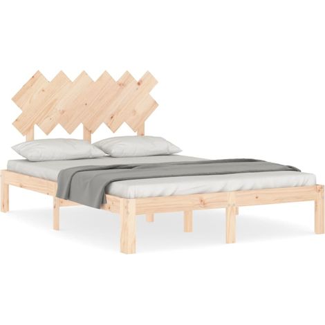 Maison Exclusive - Estructura de cama de matrimonio con cabecero