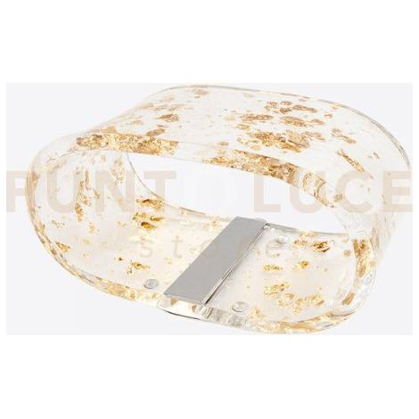 LAMPADA PICCOLA FUTURE LED 4200°K / 24 Volt - 12 W/Mt IN CRISTALLO ACRILICO TRASPARENTE E BRONZO