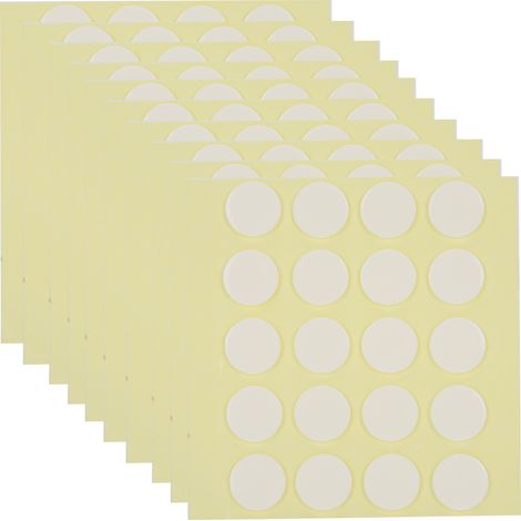 Lot de 200 autocollants adhésifs double face transparents ronds 12mm, ruban adhésif résistant pour ongles et manucure (1/5)
