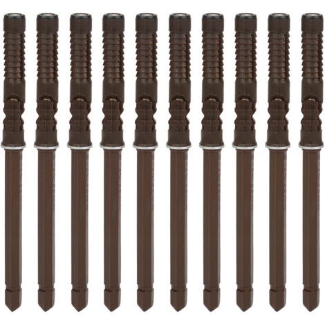 BUNTHAUS Kit de 10 Supports de Étagère Murale Invisible 10x100mmCrochets de Fixation et Accessoires pour Étagères Flottantes (1/5)