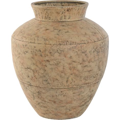 Jarron Metal 33X33X38 Crema (1/3)