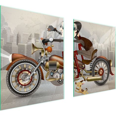 PIASTRA PROTETTIVA IN VETRO PER FORNELLO 85x52 MOTO (1/5)