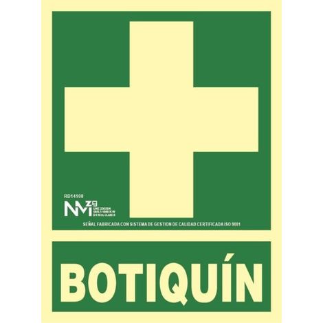 CARTEL PVC CLASE A 21 30 BOTIQUIN