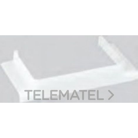 Conector en T Simon Connect para toma de corriente Cabloplus 130x55 (para canales 130x55, 160x55, 185x55) blanco puro