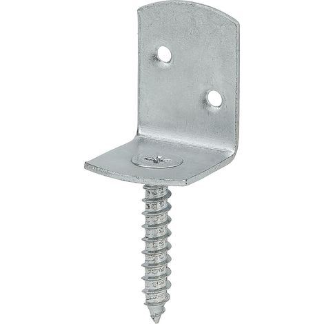 Flechtzaunbeschlag 35 x 30 x 40 mm verzinkt Winkel Zaun Zaunhalter Zaunbeschlag (1/2)