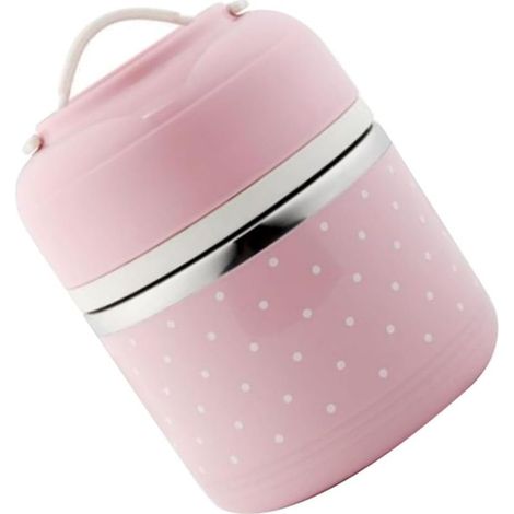 Boîte à bento en acier inoxydable avec couvercle hermétique et (1/5)