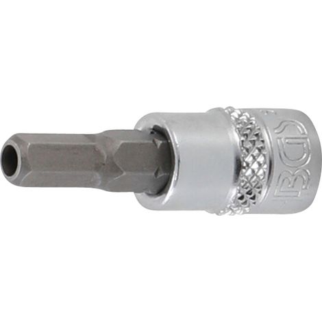 Chiave a bussola 6,3 mm (1/4") esagono interno con foro 5,5 mm