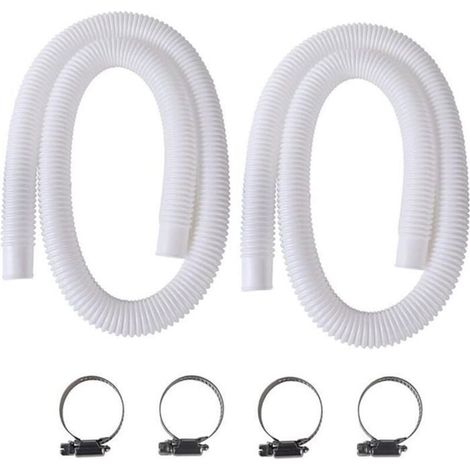 Tuyau piscine hors sol - 32mm - 2 pièces - 150cm - Compatible Intex 330 GPH - Compatible Intex 530 GPH HBCL (1/4)