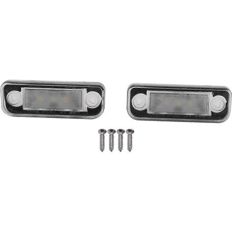 Éclairage de plaque d'immatriculation à LED sans erreur pour Mercedes-Benz W203 5 portes, W211 R171 et W219 (1/5)