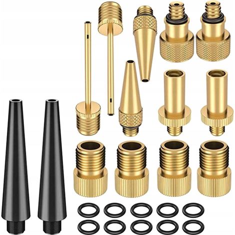 ADAPTADORES REDUCTORES JUEGO DE ADAPTADORES PARA V脕LVULA AV DV SV PRESTA PARA INFLADO