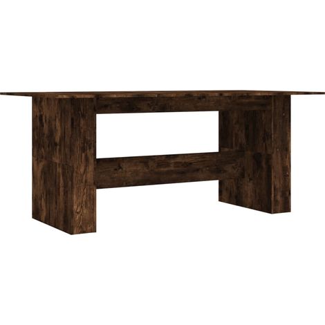 Maison Exclusive - Esstisch Räuchereiche 180x90x76 cm Holzwerksto