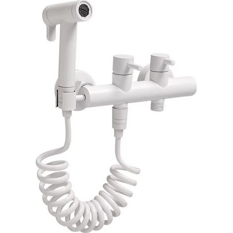 Thermischer Druckduschkopf mit Temperaturregelung für WC und Bidet – kraftvoller Strahl für Frauen und hygienische Reinigung – Alovez