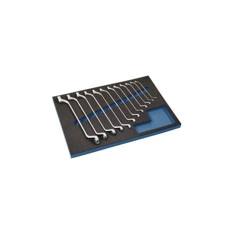 Module doutils Clé mixte 12 pièces 3/3 Module tailles de clé 6x7-30x32mm TECWERK (1/2)