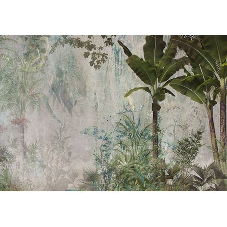 Papier peint panoramique - Forêt Tropicale - 130 cm x 89 cm (1/2)