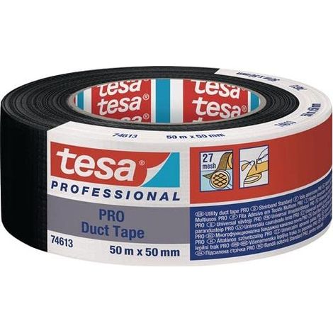 TESA Cinta Americana PRO 50m x 50mm Negra