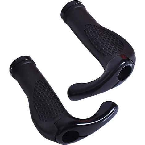 NEXORA-Bicycle Handlebar Grips, 2 x Ergonomic Grips With Horns (1/5)