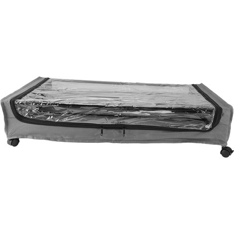 Under Bed Storage Container, Oxford Cloth and Steel (GRAY) (1/5)