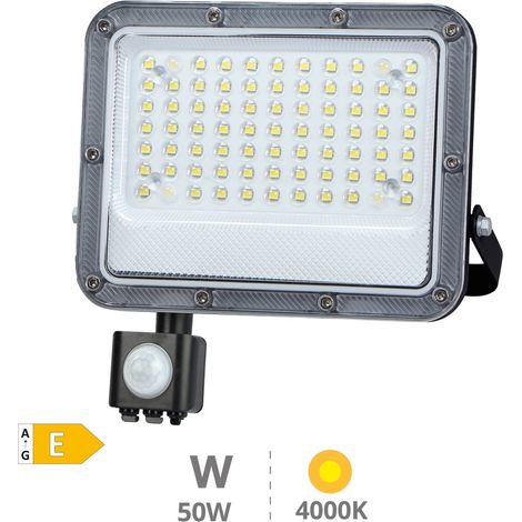 Proyector aluminio LED Belinta con sensor 50W 4000K IP65 Negro (1/5)