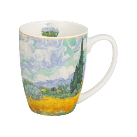 Tazza in porcellana Pl Classic Wheat Field Van Gogh Multicolore