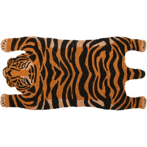 Felpudo de tigre hecho de fibra de coco (1/2)
