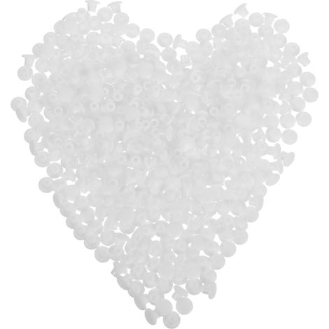 ULTECHNOVO 500 Pièces Cache-vis ronds décoratifs en plastique (1/5)
