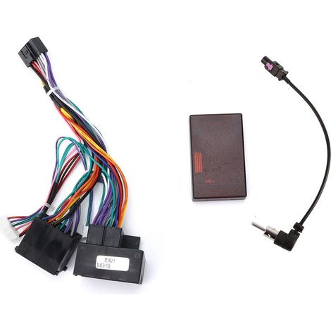 Adapter of harness of wiring Audio of power cable of car with replacement of box Canbus for F30/F10/X5/E46/E39/E53 (1/5)