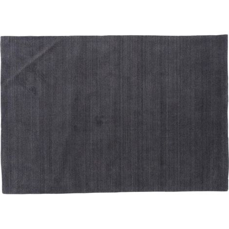 Tapis Déco en Laine "Ulla" 252x350cm Gris Foncé (1/5)
