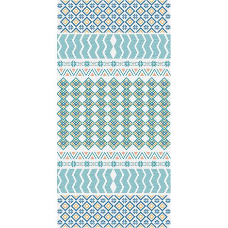 Serviette De Plage En Microfibre Double Éponge Imprimée - Absorption Rapide Et Douceur - Pour Plage Piscine Et Bain - 80x160cm (1/5)