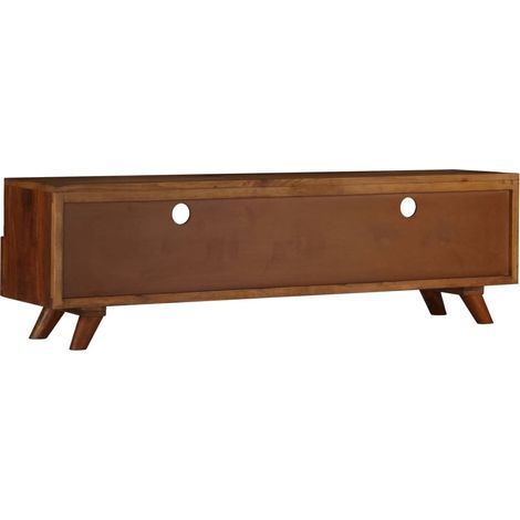 Maison Exclusive - TV-Schrank Altholz Massiv 140x30x40 cm