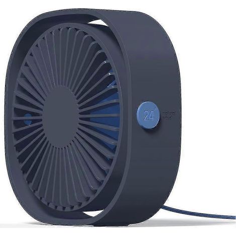 Mini-Tischventilator mit USB-Anschluss, 3 einstellbare Geschwindigkeitsstufen, ideal für Büro, Zuhause und Reisen. (1/5)