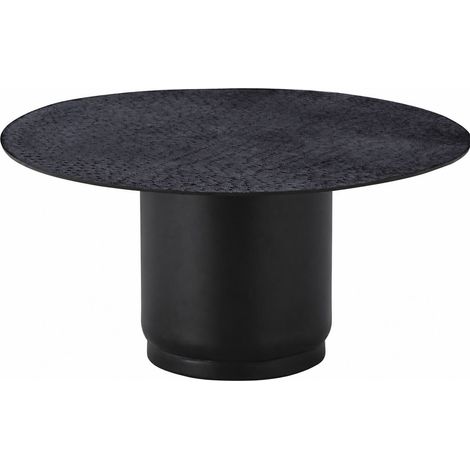 Table basse ronde en métal bronze noirâtre - Bronze noirâtre (1/5)