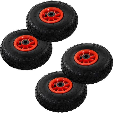Pneus pneumatiques, lourds, compatibilité avec les chariots à main et les brouettes, vert armée (1/2)