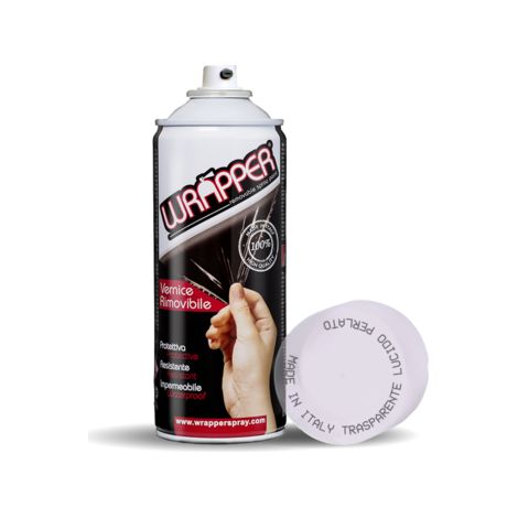 Wrapper, pellicola spray rimovibile, 400 ml - Trasparente Viola Space (1/2)