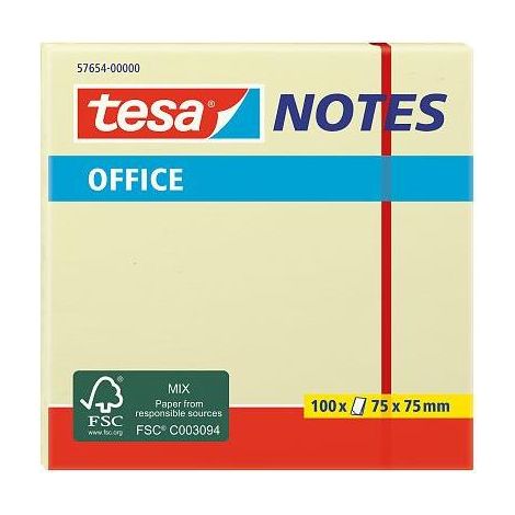 TESA 57654 pouch autoadesiva Quadrato Giallo Autoadesivo (1/4)
