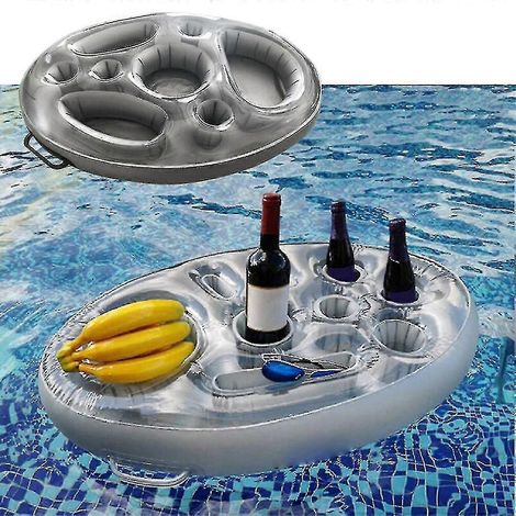 Porte-gobelet flottant gonflable pour plage et piscine (1/5)